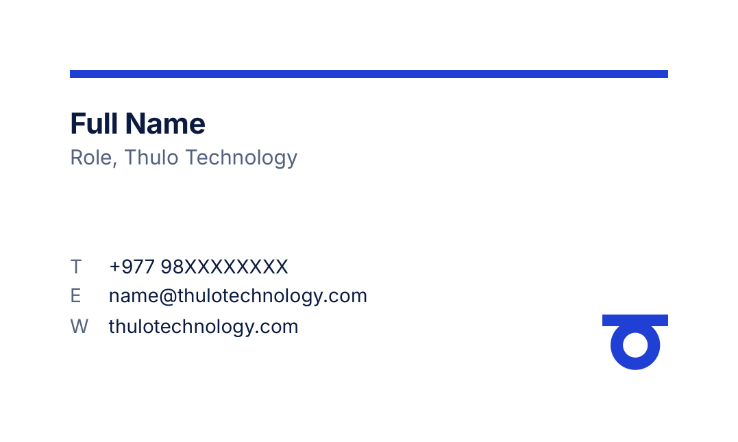 Business card · back