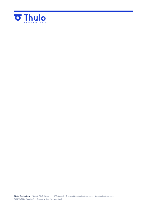 Letterhead A4